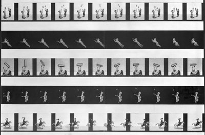 Picture strips for a praxinoscope, late 19th century by French School